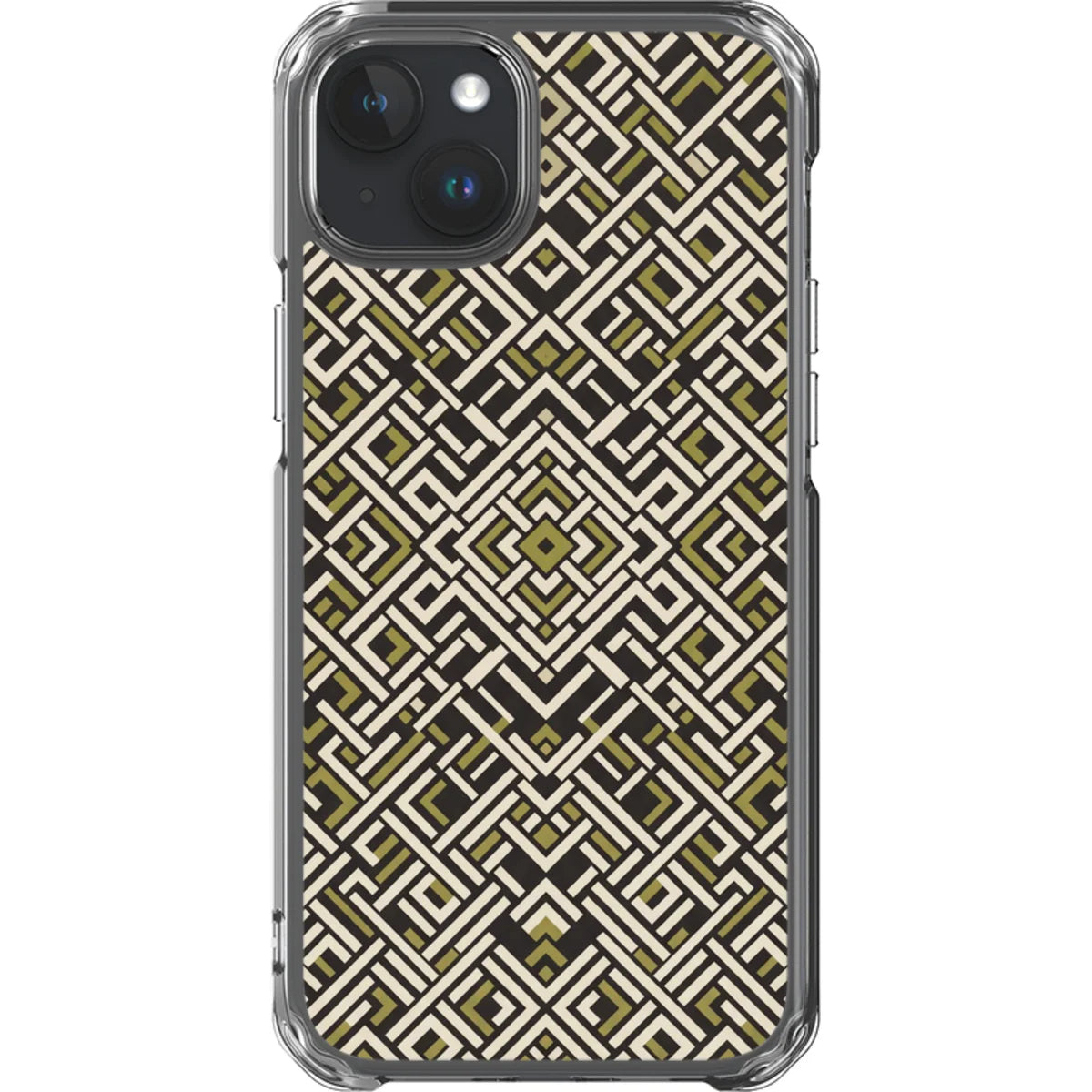 Bone Kuba — iPhone 15 Plus Magsafe Clear Impact Case — Finnaij