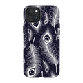 Feathers in Bloom — iPhone 15 Plus Magsafe Tough Case — Finnaij