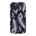 Feathers in Bloom — iPhone 15 Plus Magsafe Tough Case — Finnaij