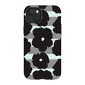 Bold Floral Black — iPhone 15 Plus Magsafe Tough Case — Finnaij