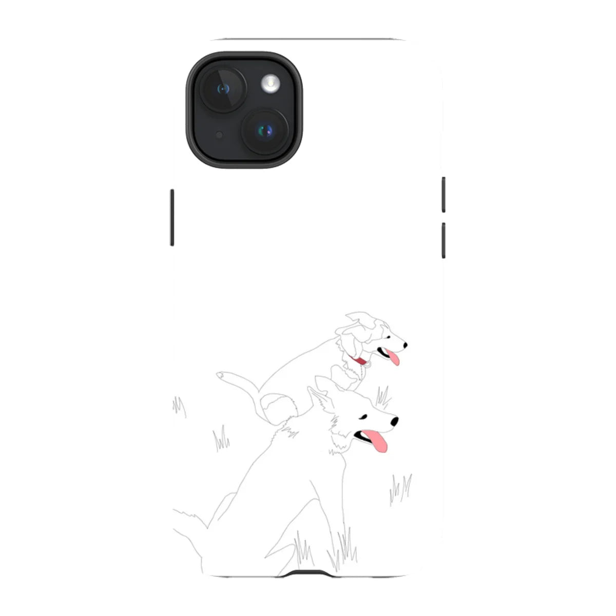 Sunny and Kit Kat by Keagan Haight — iPhone 15 Plus Magsafe Tough Case — Finnaij
