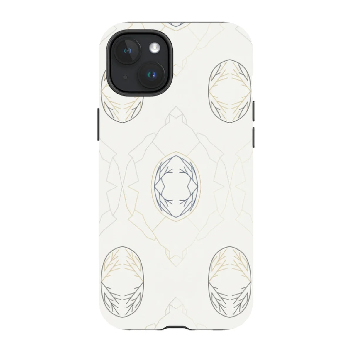 Frozen Lake Silence by Elsi Vaarala — iPhone 15 Plus Magsafe Tough Case — Finnaij