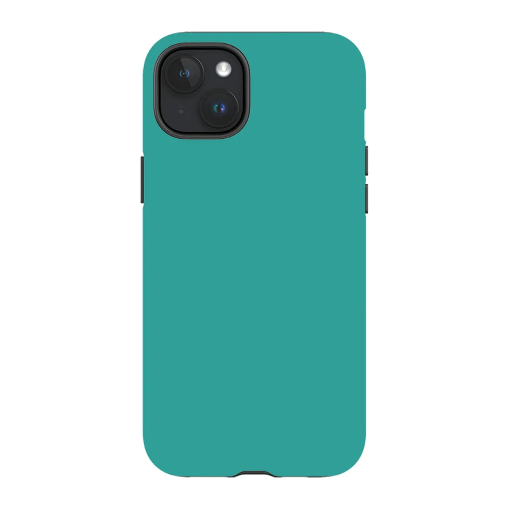 Simple Range Teal — iPhone 15 Plus Magsafe Tough Case — Finnaij