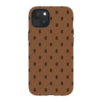 Monogram Chocolate Lover — iPhone 15 Plus Magsafe Tough Case — Finnaij