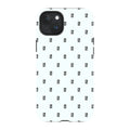 Monogram Snow — iPhone 15 Plus Magsafe Tough Case — Finnaij