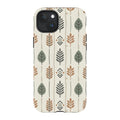 Birch and Linen Pattern by Elsi Vaarala — iPhone 15 Plus Magsafe Tough Case — Finnaij