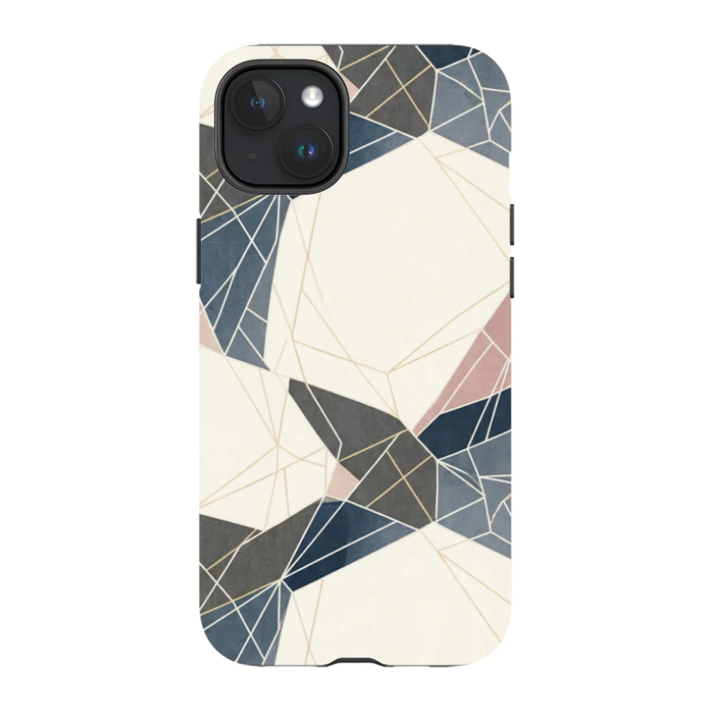 Frozen Lake Geometry by Elsi Vaarala — iPhone 15 Plus Magsafe Tough Case — Finnaij