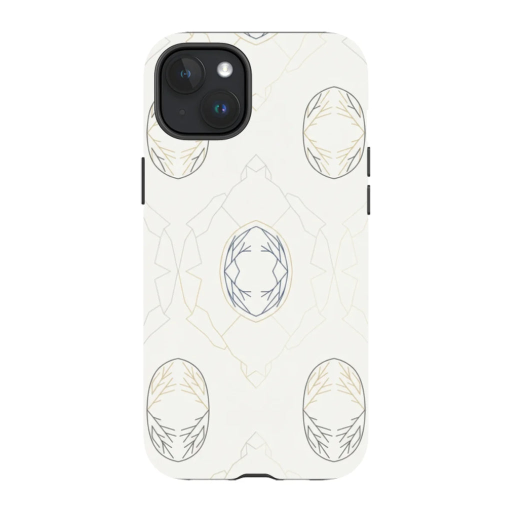 Frozen Lake Silence by Elsi Vaarala — iPhone 15 Plus Magsafe Tough Case — Finnaij