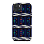 Midnight Aso-Oke by Ada Okoye — iPhone 15 Plus MagSafe Tough Case — Finnaij