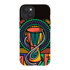 Talking Drum Halo by Ada Okoye — iPhone 15 Plus MagSafe Tough Case — Finnaij