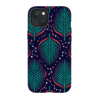 Palm Frond Constellations by Ada Okoye — iPhone 15 Plus MagSafe Tough Case — Finnaij
