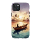 Lagoon Morning by Tobi Akinyemi — iPhone 15 Plus MagSafe Tough Case — Finnaij