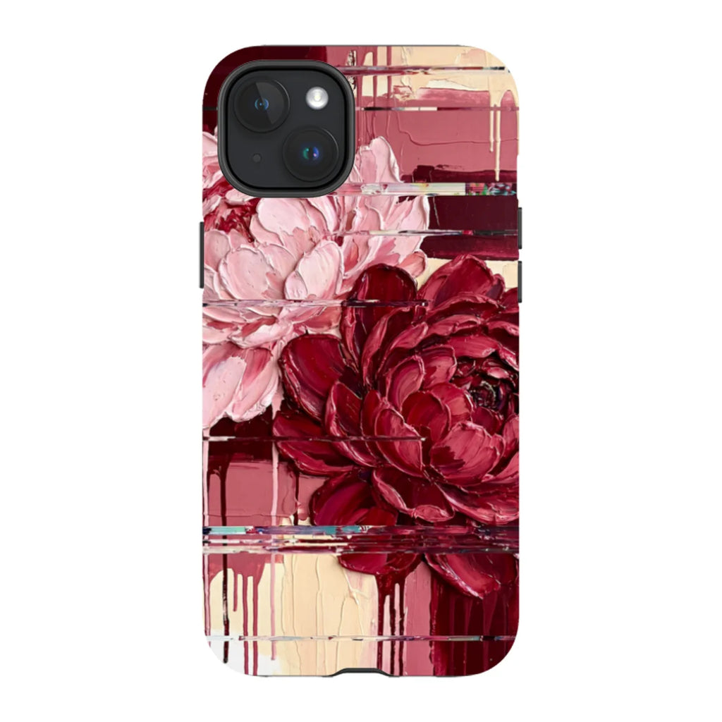 Peonies by Frida Lövström — iPhone 15 Plus Magsafe Tough Case — Finnaij