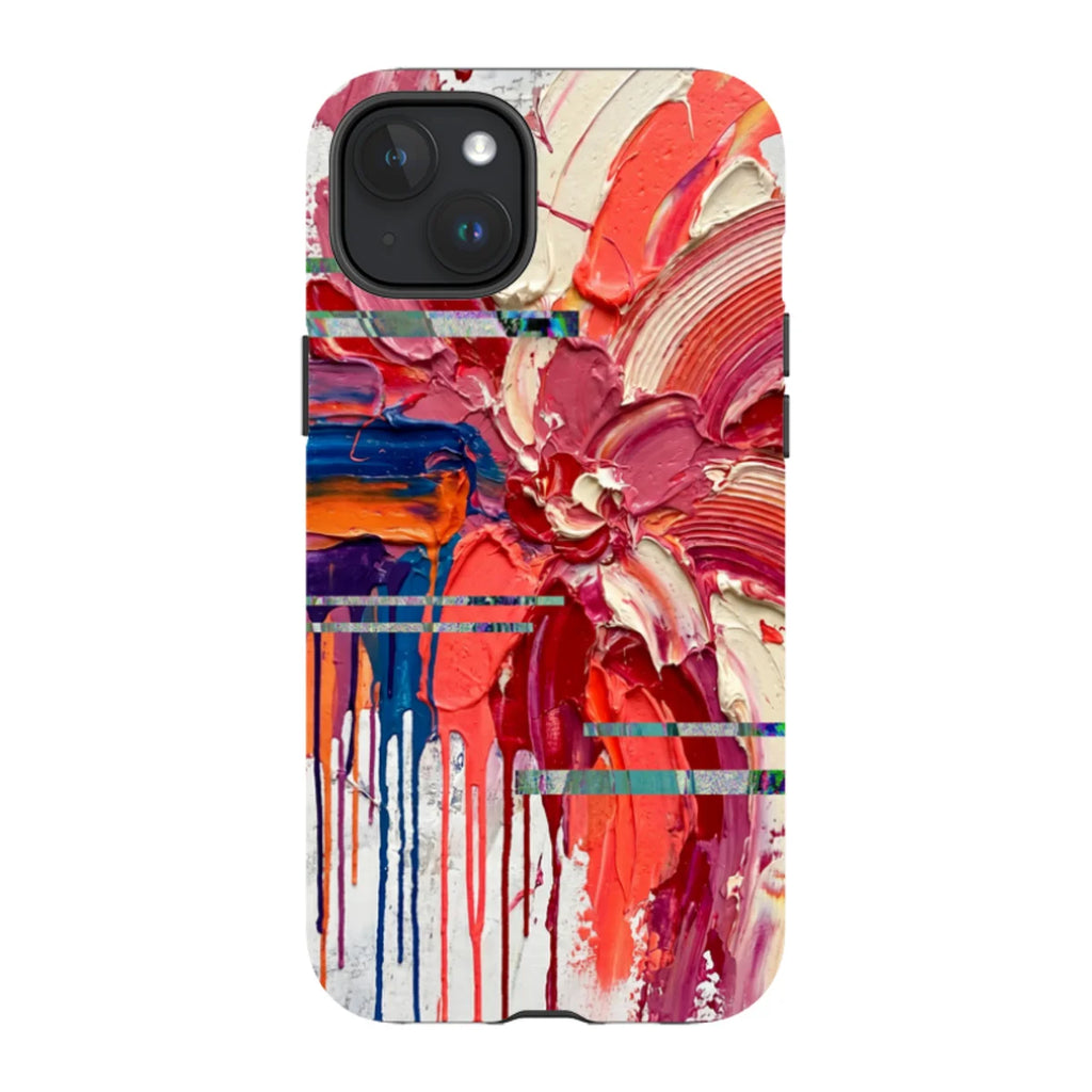Abstract Florals by Frida Lövström — iPhone 15 Plus Magsafe Tough Case — Finnaij