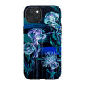 Deep-Sea Underwater Botanical Fantasy by Frida Lövström — iPhone 15 Plus Magsafe Tough Case — Finnaij