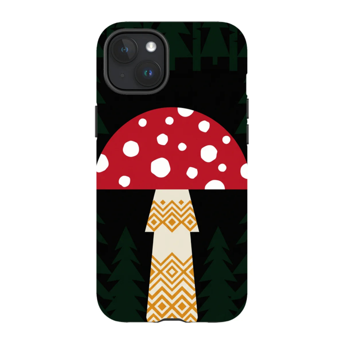 Fly Agaric — iPhone 15 Plus MagSafe Tough Case — Finnaij