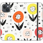 Botanical Doodle — iPhone 15 Plus Wallet Case — Finnaij
