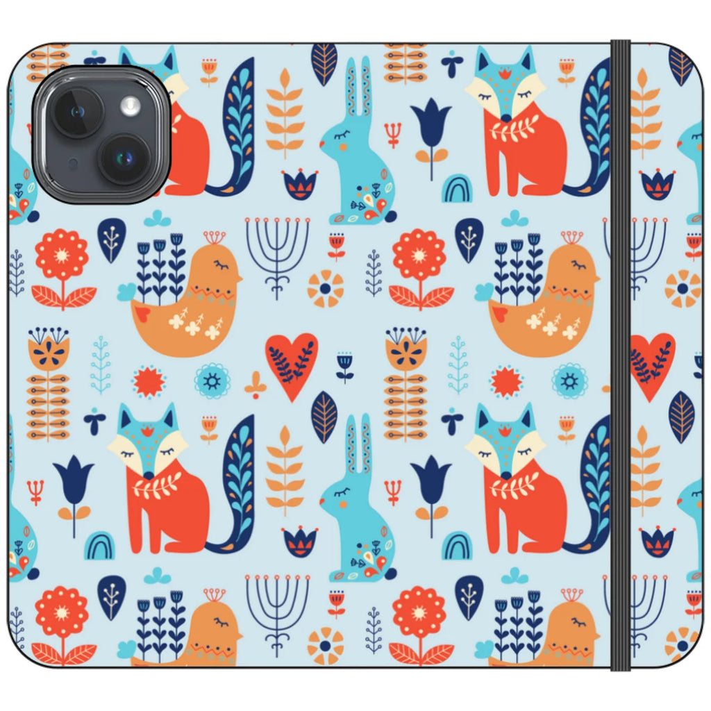 Nordic Ornament — iPhone 15 Plus Wallet Case — Finnaij