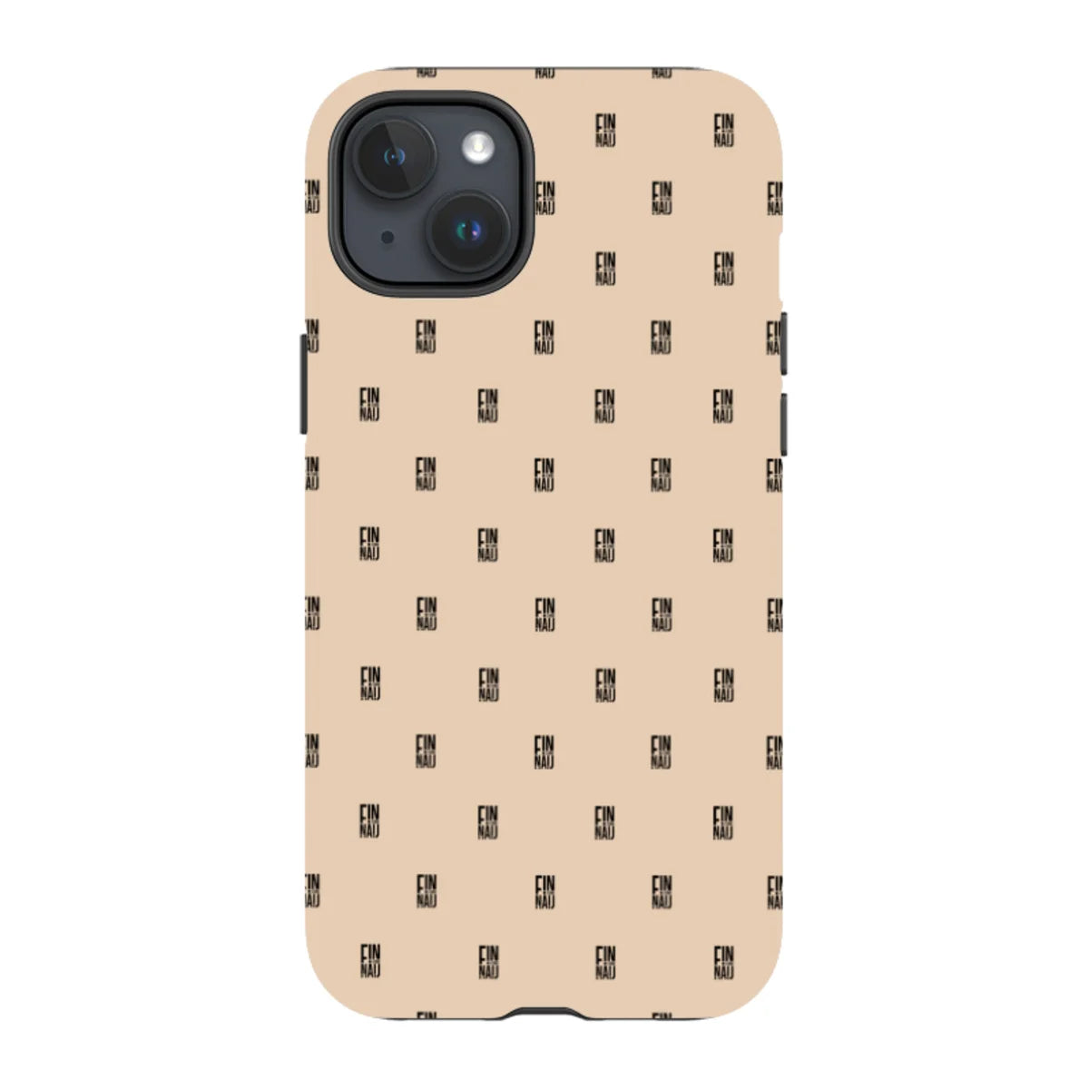 Monogram Beige Harvest — iPhone 15 Plus Tough Case — Finnaij