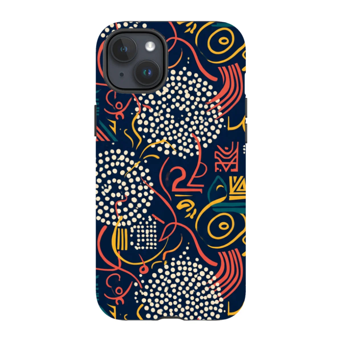 Adire Nightfall by Ada Okoye — Tough Case for iPhone — Finnaij