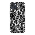 Black-White Grunge — iPhone 15 Plus Tough Case — Finnaij