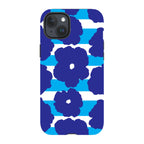 Bold Floral Blue — iPhone 15 Plus Tough Case — Finnaij