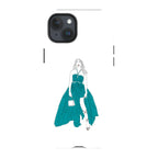 Blue Dress by Keagan Haight — iPhone 15 Plus Tough Case — Finnaij