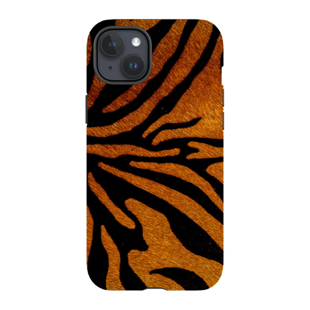 Stripes of the Wild — iPhone 15 Plus Tough Case — Finnaij