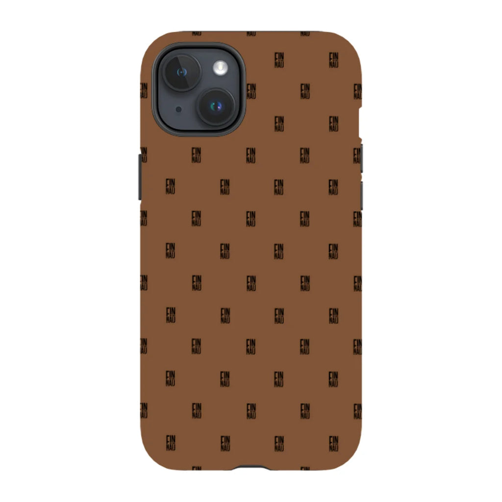 Monogram Chocolate Lover — iPhone 15 Plus Tough Case — Finnaij