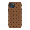 Monogram Chocolate Lover — iPhone 15 Plus Tough Case — Finnaij