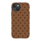 Monogram Chocolate Lover — iPhone 15 Plus Tough Case — Finnaij