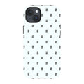 Monogram Snow — iPhone 15 Plus Tough Case — Finnaij