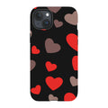 Red Hearts — iPhone 15 Plus Tough Case — Finnaij