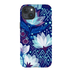 Frozen Lake Petals by Aino Kallio — iPhone 15 Plus Tough Case — Finnaij