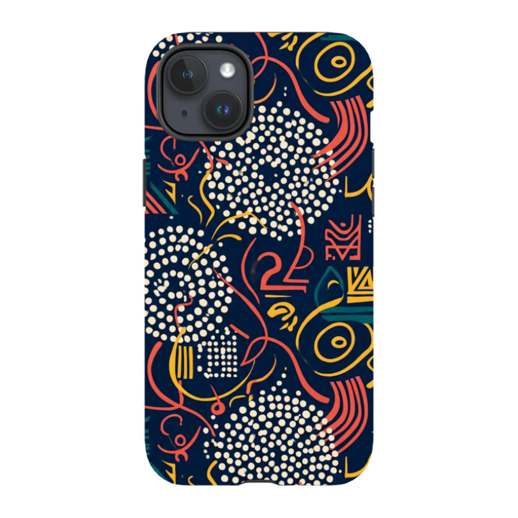 Adire Nightfall by Ada Okoye — Tough Case for iPhone — Finnaij