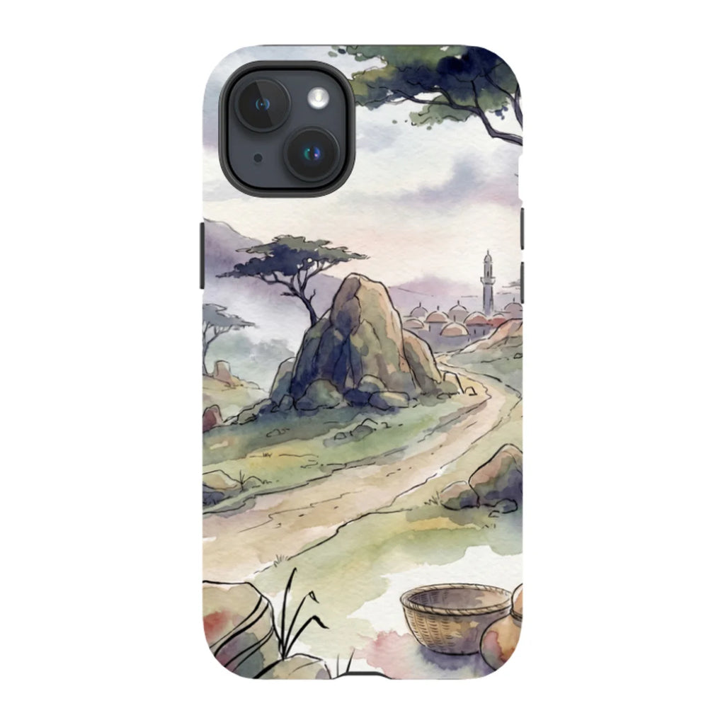 Jos Plateau Cool Light by Tobi Akinyemi — iPhone 15 Plus Tough Case — Finnaij