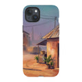 City Edge Quiet Street by Tobi Akinyemi — iPhone 15 Plus Tough Case — Finnaij