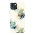 Palm Frond Breeze Pattern by Tobi Akinyemi — iPhone 15 Plus Tough Case — Finnaij