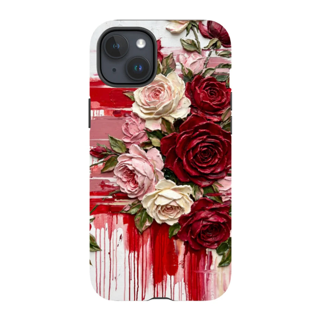 Roses by Frida Lövström — iPhone 15 Plus Tough Case in Matte Tough Case — Finnaij