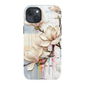Magnolia Branches by Frida Lövström — iPhone 15 Plus Tough Case in Matte Tough Case — Finnaij