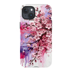 Cherry Blossoms by Frida Lövström — iPhone 15 Plus Tough Case in Matte Tough Case — Finnaij