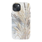 Dried Flowers and Grasses by Frida Lövström — iPhone 15 Plus Tough Case in Matte Tough Case — Finnaij