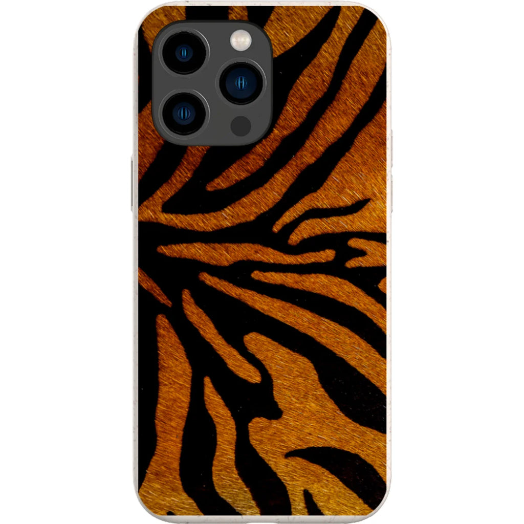 Stripes of the Wild — iPhone 15 Pro Max iPhone Bio-degradable Case — Finnaij