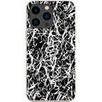 Black-White Grunge — iPhone 15 Pro Max iPhone Bio-degradable Case — Finnaij