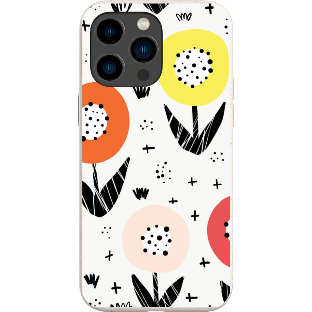 Botanical Doodle — iPhone 15 Pro Max iPhone Bio-degradable Case — Finnaij