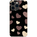 White & Black Hearts — iPhone 15 Pro Max iPhone Bio-degradable Case — Finnaij