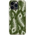 Feathers in Bloom Army Green — iPhone 15 Pro Max iPhone Bio-degradable Case — Finnaij