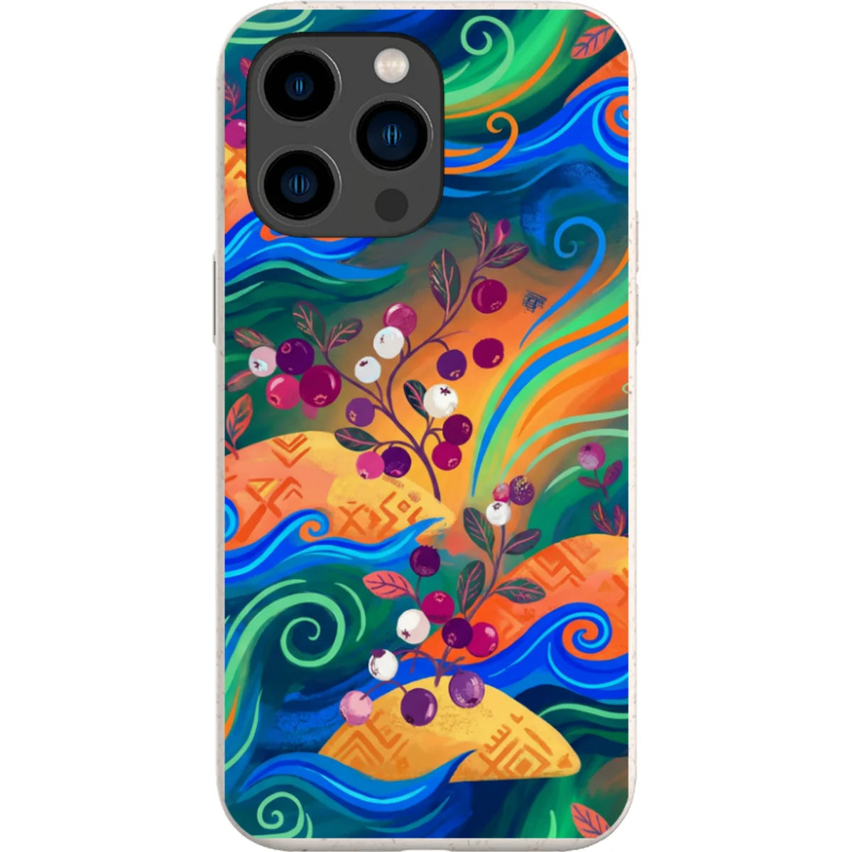 Archipelago Harvest by Aino Kallio — iPhone 15 Pro Max iPhone Bio-degradable Case — Finnaij
