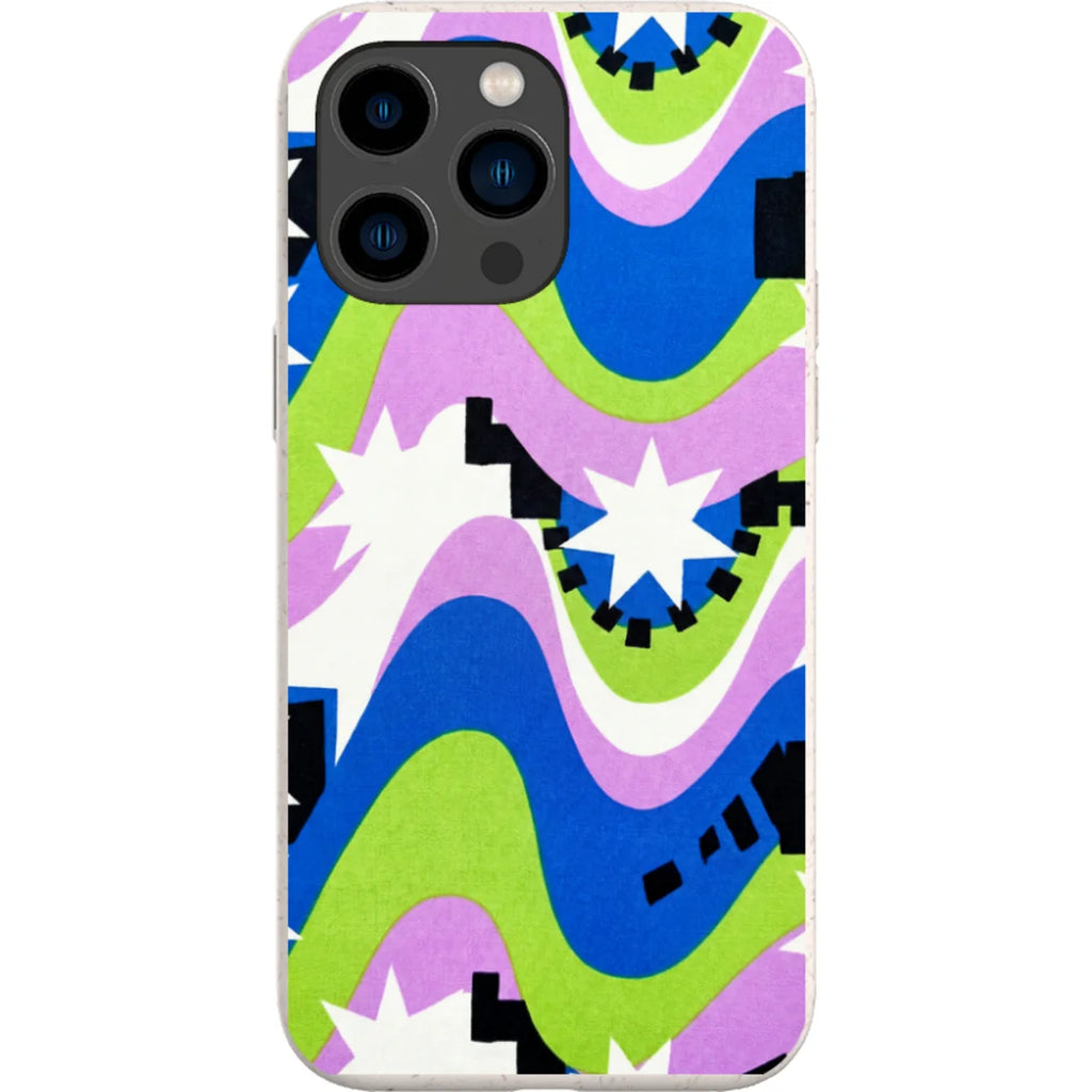 Aurora Pop Burst by Salla Niemi — iPhone 15 Pro Max iPhone Bio-degradable Case — Finnaij
