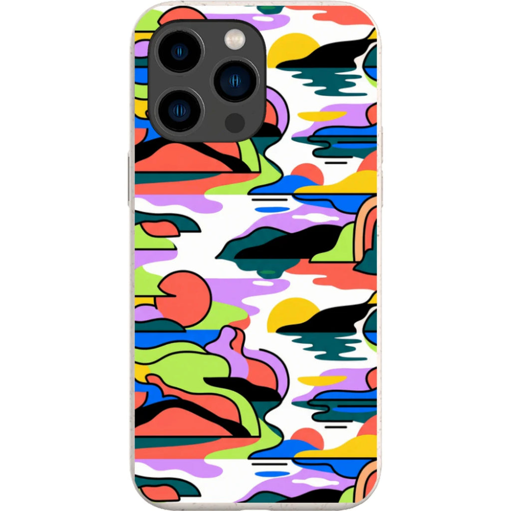 Archipelago Color Motion by Salla Niemi — iPhone 15 Pro Max iPhone Bio-degradable Case — Finnaij
